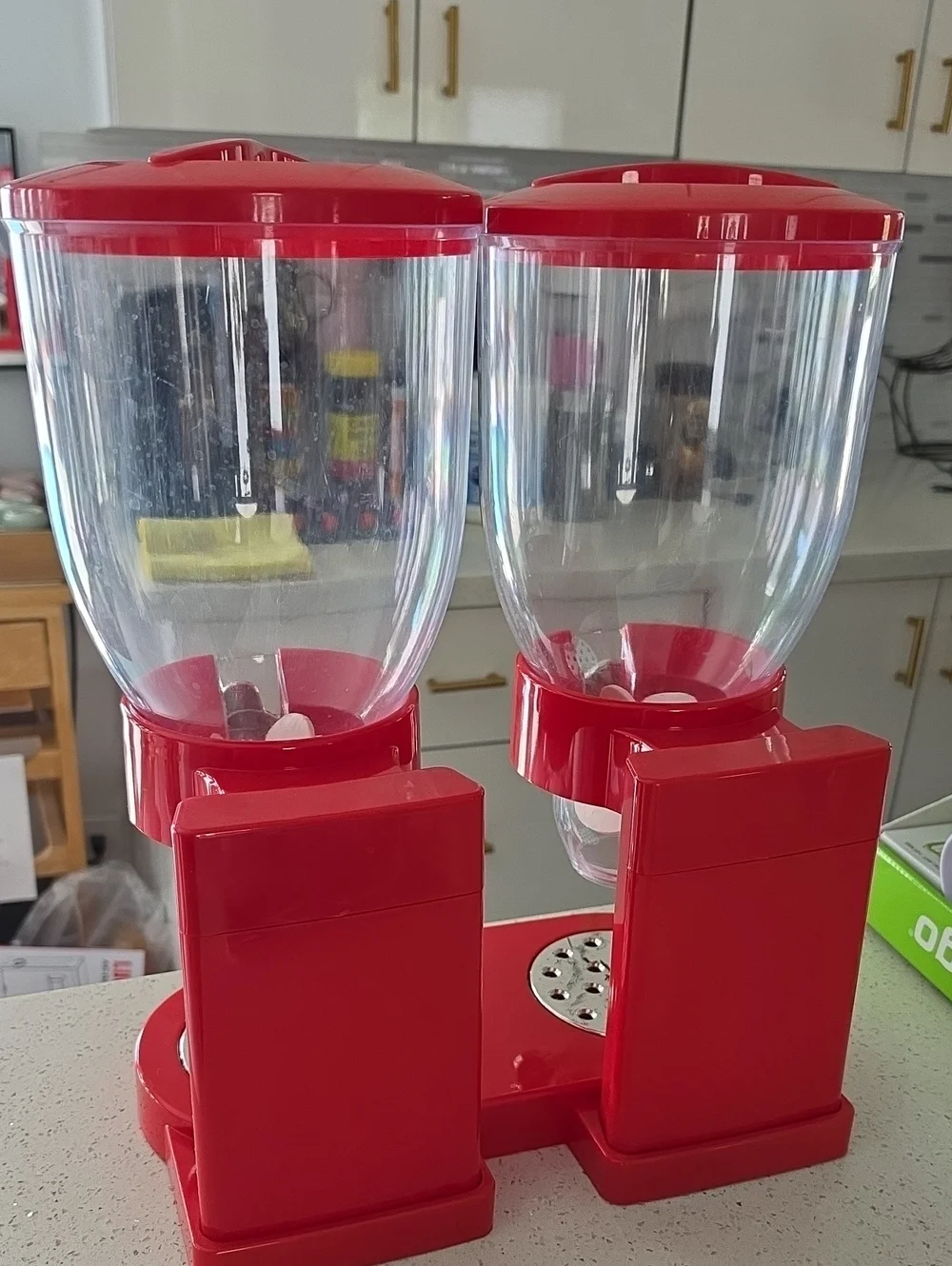 Red Dual Cereal & Snack Dispenser - Home Party Supplies